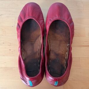 Tieks Cardinal Red size 8 Ballet Flats